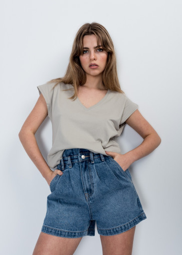 Calções Baggy Paperbag