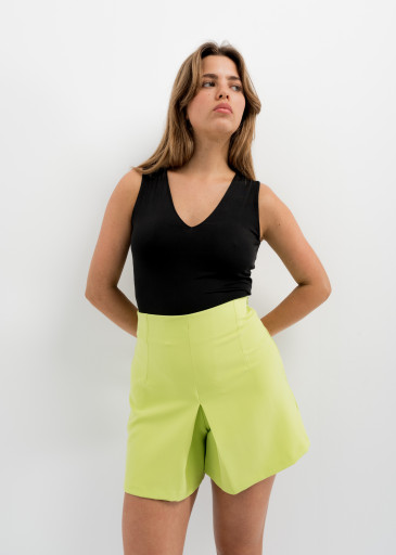 Calções de Cintura Alta